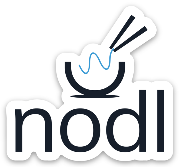 nodl logo sticker